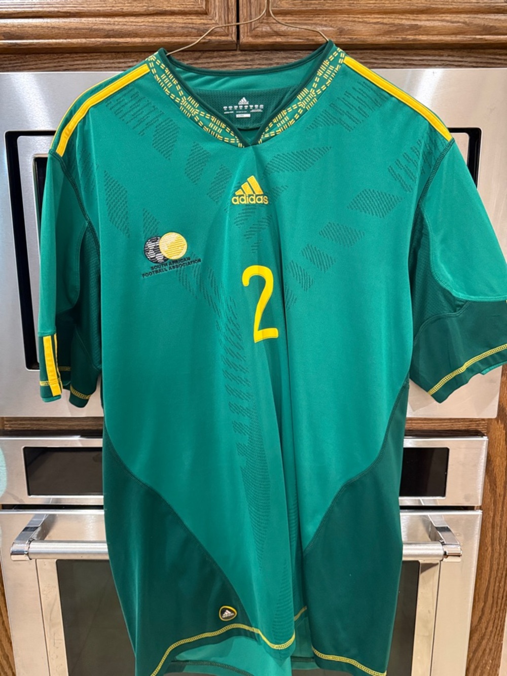 Authentic Gaxa South African World Cup Soccer Jersey with Number 2